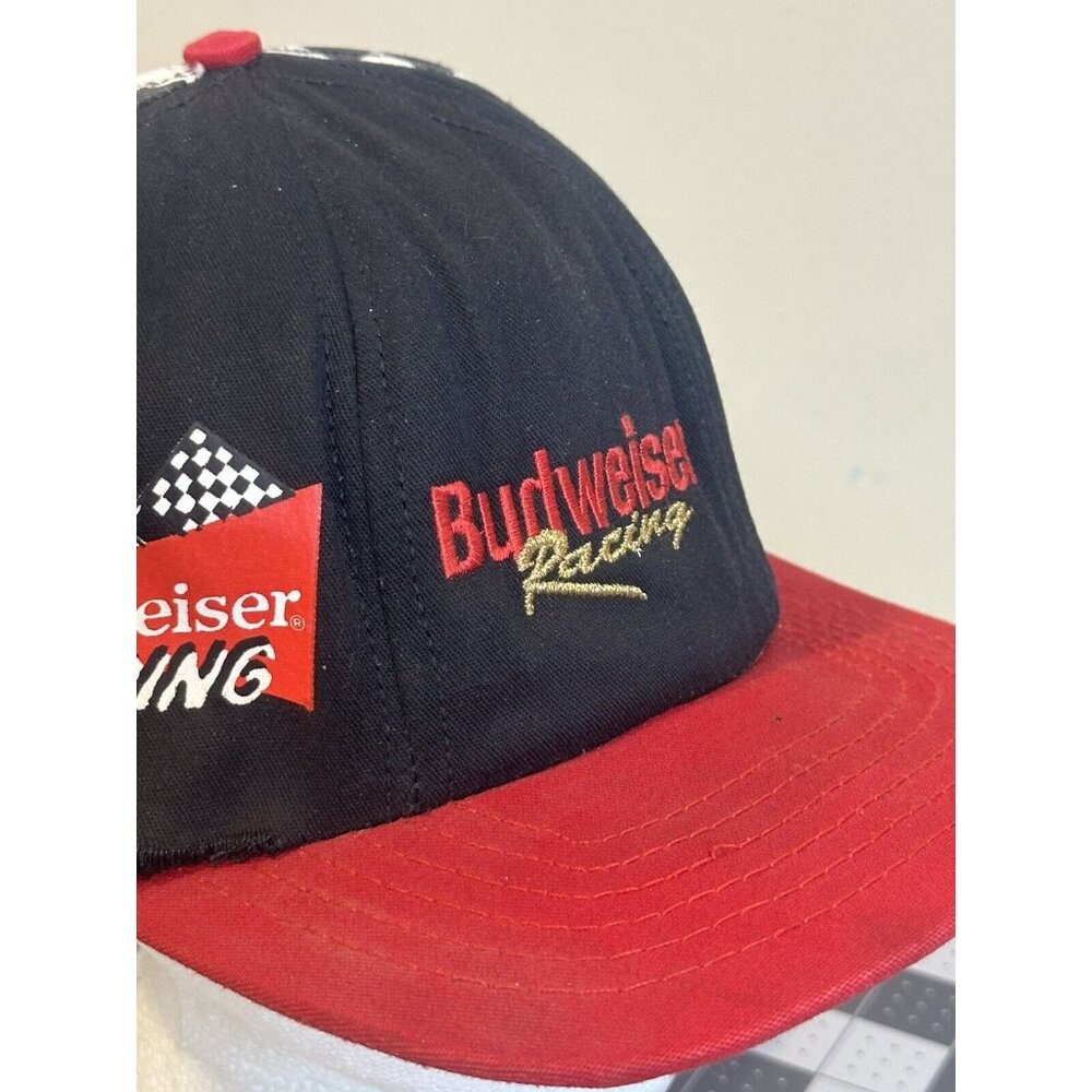 vintage budweiser Racing SnapBack‎ Hat - Picture 9 of 12